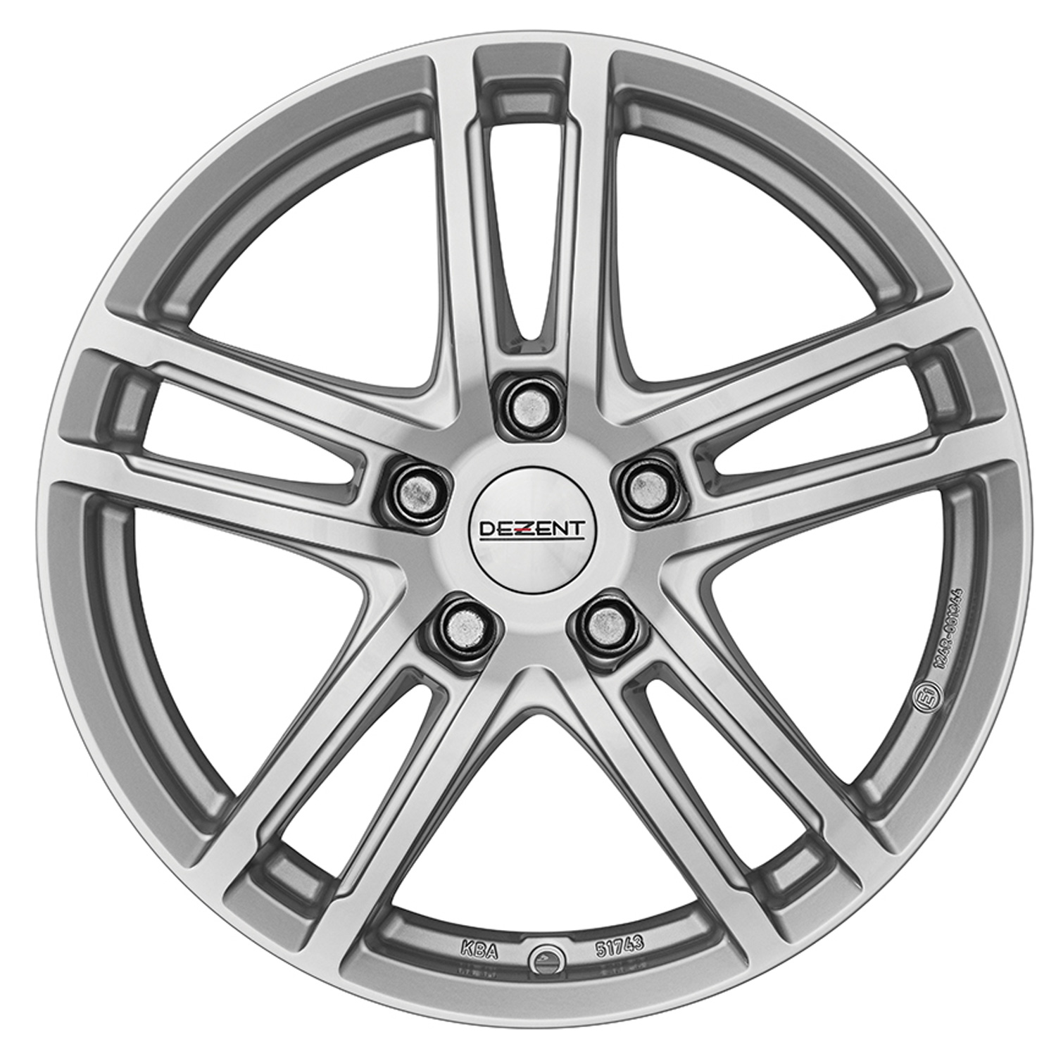 DEZENT Felg TZ 7.5x18 ET53 5x112 18 tommer